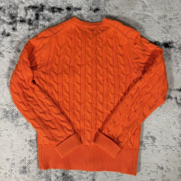 Polo Ralph Lauren Cable Knit Cotton Crew Neck Cardigan - Picture 4 of 7